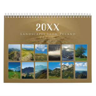 Calendário 2021 Paisagens de Polônia