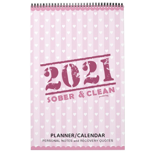 Calendário 2021 Sober & Clean: Planejador de Presentes de Cot (Capa)