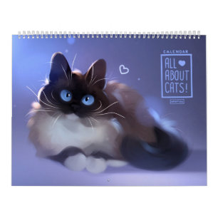 Calendário 2021 Tudo sobre gatos!