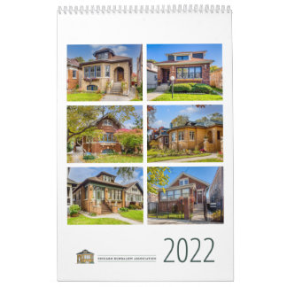 Calendário 2022 da Associação Chicago Bungalow
