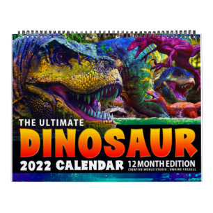 Calendário 2022 KIDS DINOSAUR WALL CALENDÁRIO:  Avanço