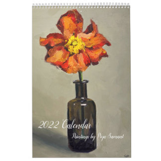 Calendário 2022: Pinturas de Piya Samant Calendar
