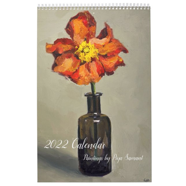 Calendário 2022: Pinturas de Piya Samant Calendar (Capa)