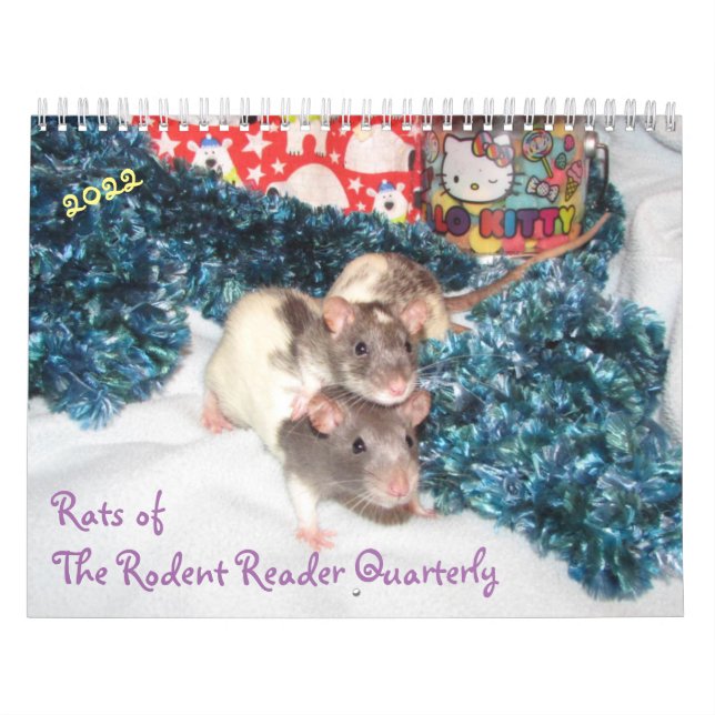 Calendário 2022 Ratos do Rodent Reader Calendar E (Capa)