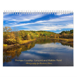 Calendário 2022 Thoreau País: Walden Pond-Concord