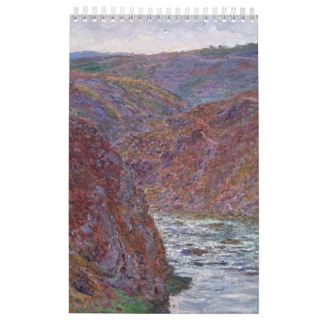 Calendário 2023, 12 meses Claude Monet Impressioni (Verso)