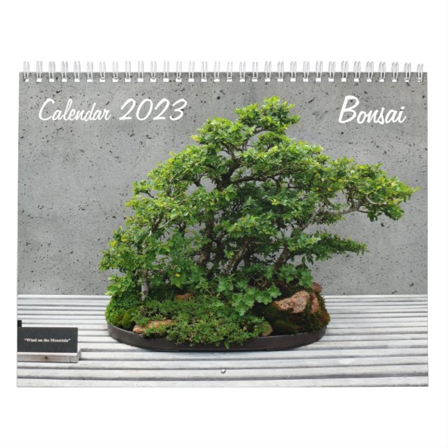 Calendário 2023 com Bonsai (Capa)