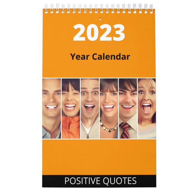 Calendário 2023 com Cotações de Vida Positivas (Capa)