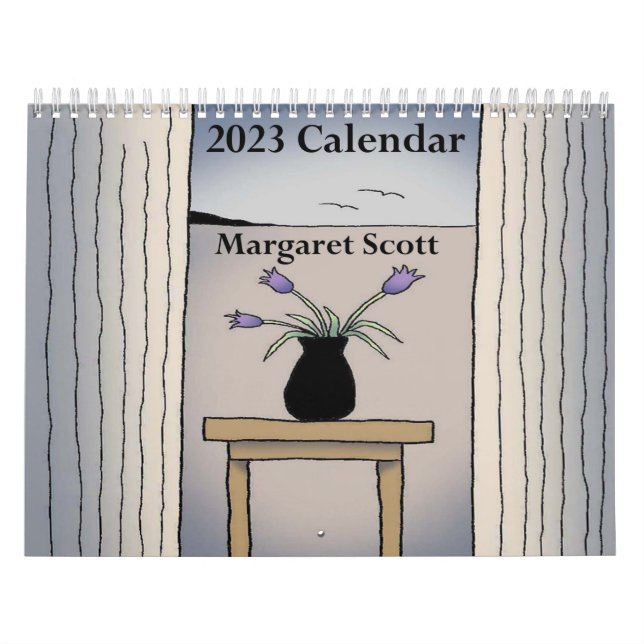 Calendário 2023 com trabalho de arte de Margaret S (Capa)