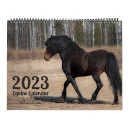 Calendário 2023 Equine Photo Calendar