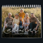 Calendário 2023 Family Custom Family Photo<br><div class="desc">Enjoy your favorite photos throughout the year with a custom calendar using your own photos,  just upload one photo for each month. Great for photo memory keepsakes for yourself,  your parents and grandparents. CHOOSE THE SIZE - small,  medium or large.</div>