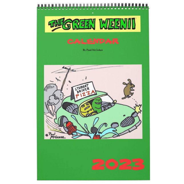 Calendário 2023 Green Weenii Calendar (Capa)