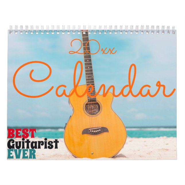 Calendário 2023 Para Melhor Guitarista De Todos Os (Capa)