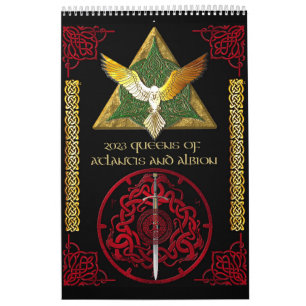 Calendário 2023 Queens of Atlantis and Albion Calendar