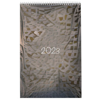Calendário 2023 Wylie Quilting OnePage MediumCalendar, Branco