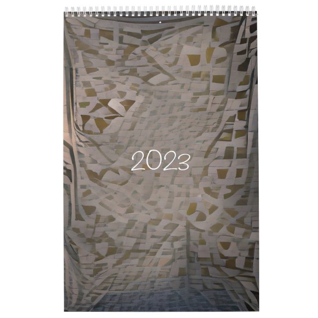 Calendário 2023 Wylie Quilting OnePage MediumCalendar, Branco (Capa)
