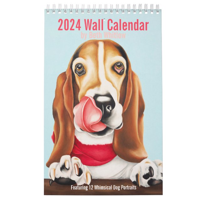Calendário 2024 do Cachorro Quimológico - Pequeno (Capa)