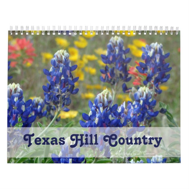Calendário 2024 do Texas Hill (Capa)