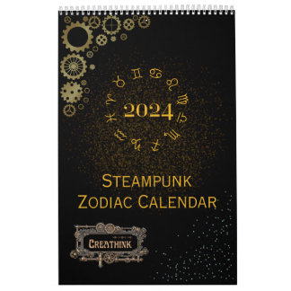 Calendário 2024 dos Sinais Astrologia Zodiac Steam