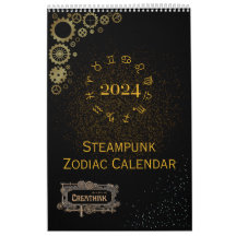 Calendário 2024 dos Sinais Astrologia Zodiac Steam