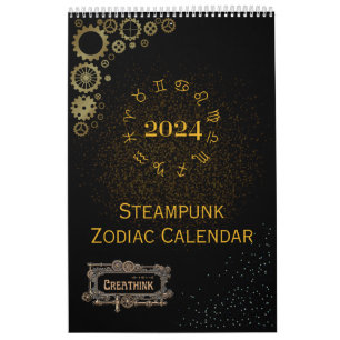 Calendário 2024 dos Sinais Astrologia Zodiac Steam