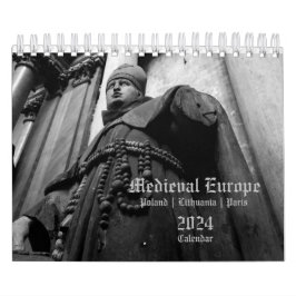 Calendário 2024 Europa medieval Religiosa PEQUENO 