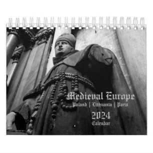 Calendário 2024 Europa medieval Religiosa PEQUENO 