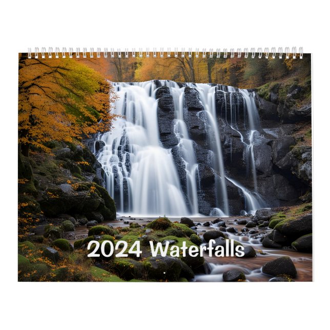 Calendário 2024 Quedas d'água (Capa)