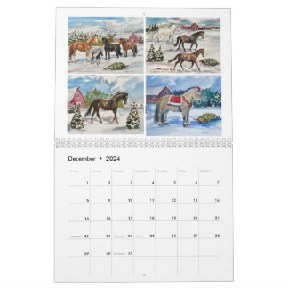 Calendário 2024 - Susan Payne Equine Art
