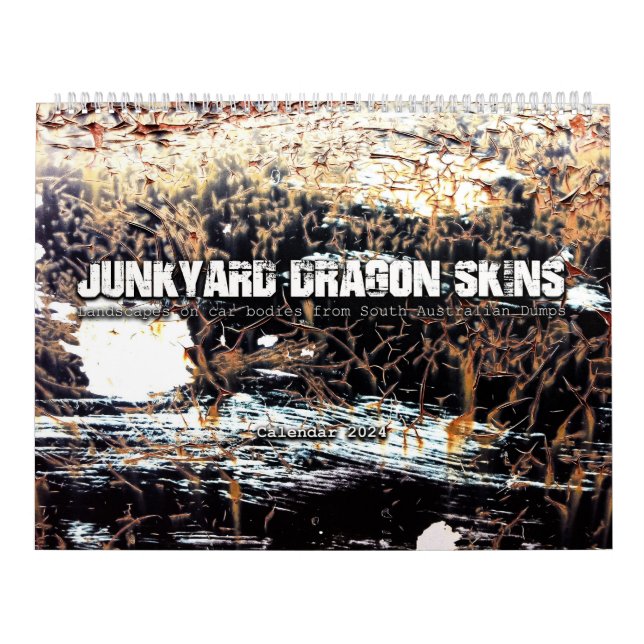 Calendário 2024 - Textura de cor Abstrato (Capa)