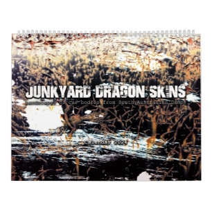 Calendário 2024 - Textura de cor Abstrato