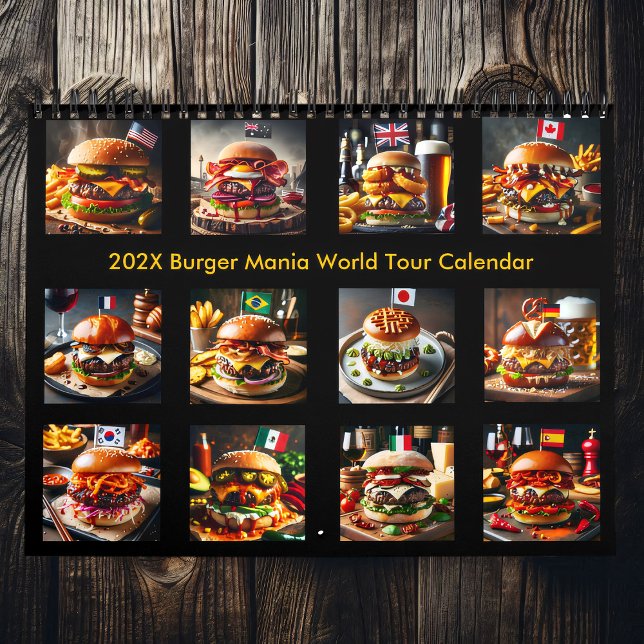 Calendário 2025/2026 Burger Mania World Tour (Criador carregado)