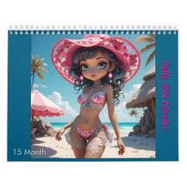 Calendário 2025/26 Dollz 15 meses