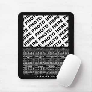 Calendário 2025 Adicionar 1 Mousepad de Fotos Hori