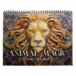Calendário 2025 Animal Magic 2 Surreal Wildlife Art Calendar