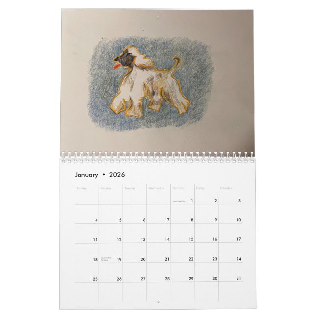 Calendário 2025 Bassie e seus amigos (Jan 2026)