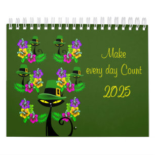 Calendário 2025 Cat Kitten Irlandês