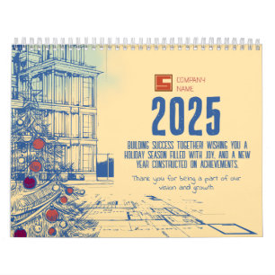 Calendário 2025 Construtores & Arquitetos Personalizados