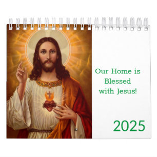 Calendário 2025 Cristo de Jesus Católico