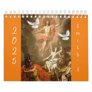 Calendário 2025 Cristo de Jesus Católico