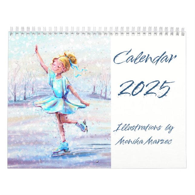 Calendário 2025 "Dança" de Monika Marzec (Capa)
