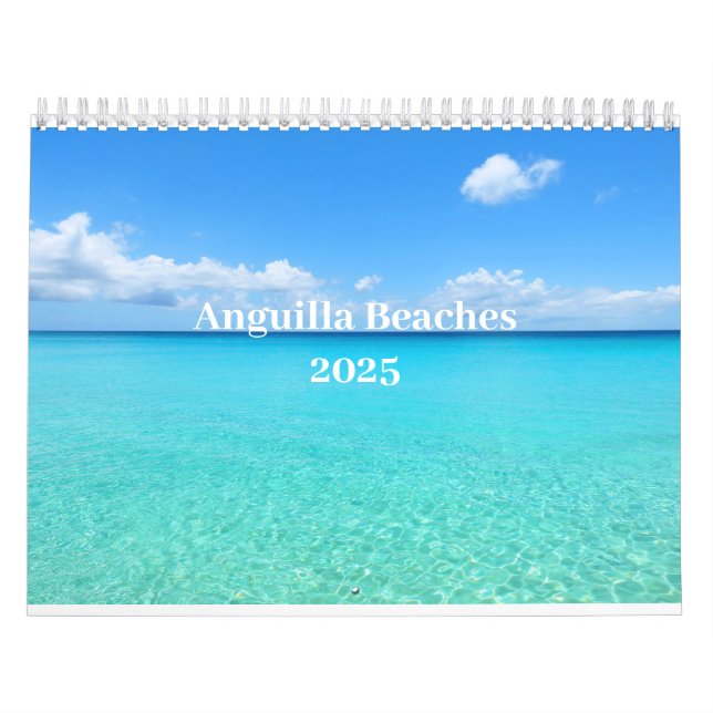 Calendário 2025 das Praias da Anguila (Capa)