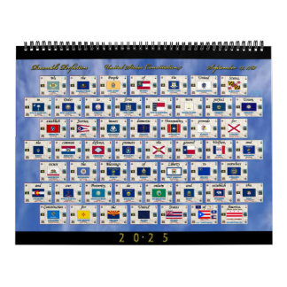 Calendário 2025 de Sobreposição de Perfeição Preâm