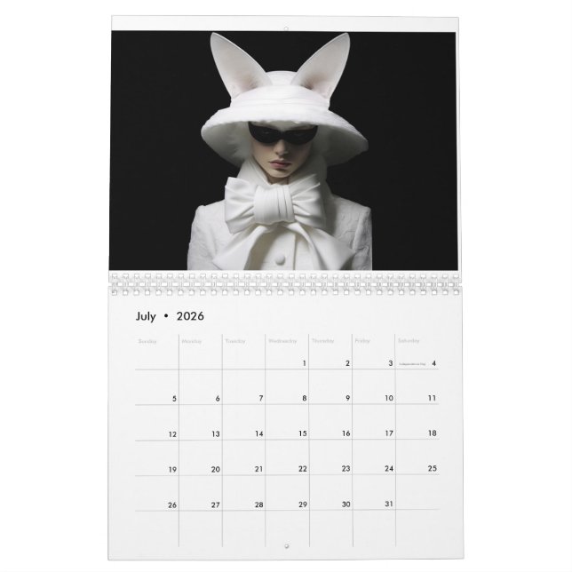 Calendário 2025 do Crazy Couture Hat (Jul 2026)