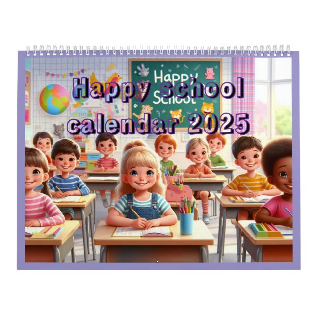 Calendário 2025 - Feliz escola (Capa)