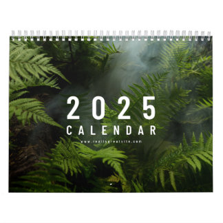 Calendário 2025 inspirado pelas plantas