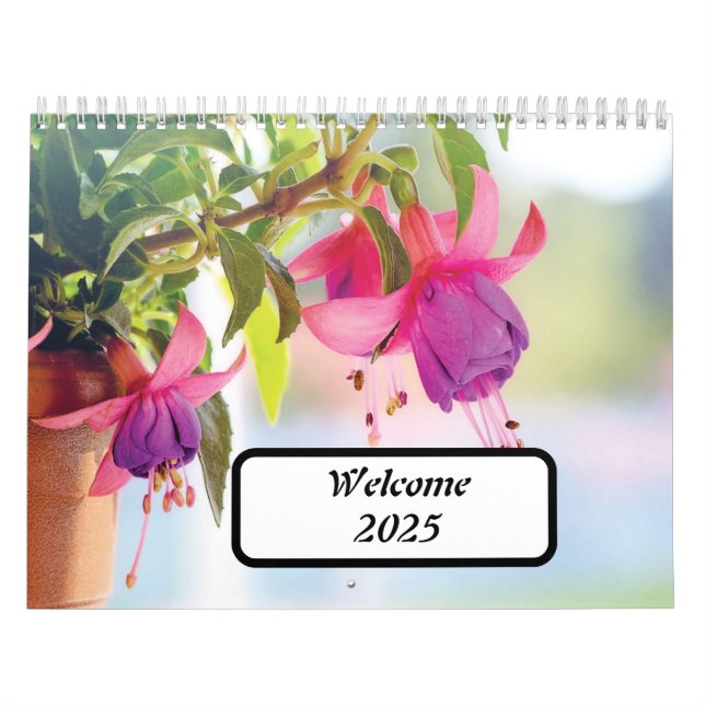 Calendário 2025 jardins Flores 1 (Capa)