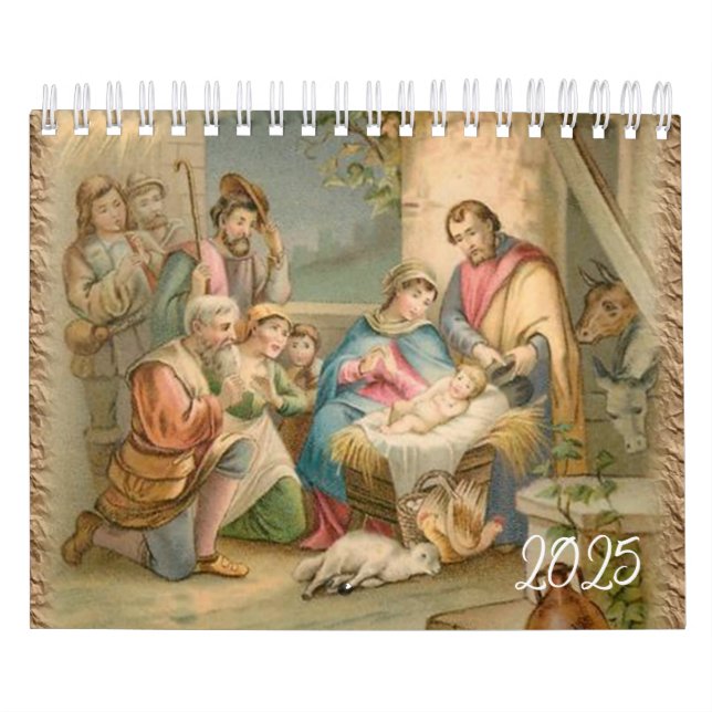 Calendário 2025 Jesus Cristo Católico (Capa)