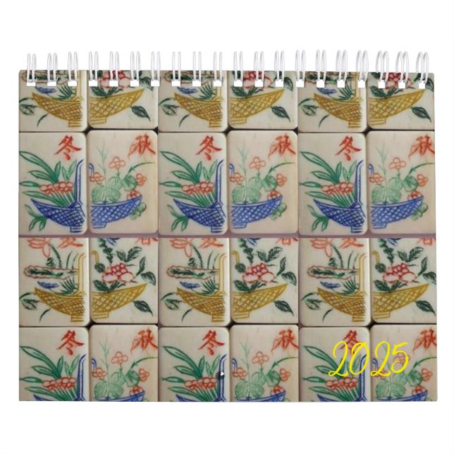 Calendário 2025 Mahjong (Capa)