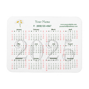 Calendário 2025 para ímã comercial